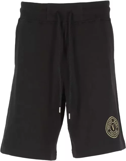 Versace Jeans Couture Bermuda Shorts With Vemblem Logo
