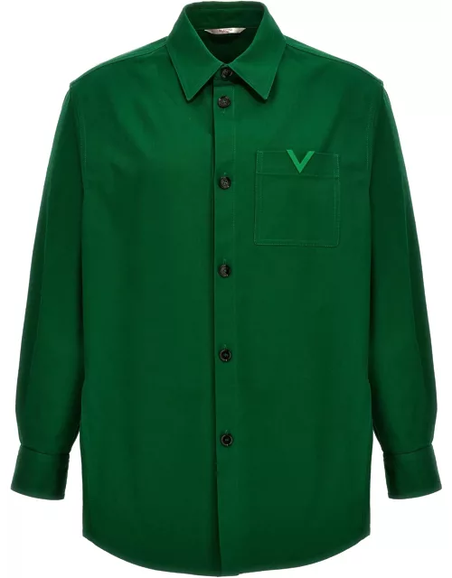 Valentino Garavani Canvas Shirt Jacket