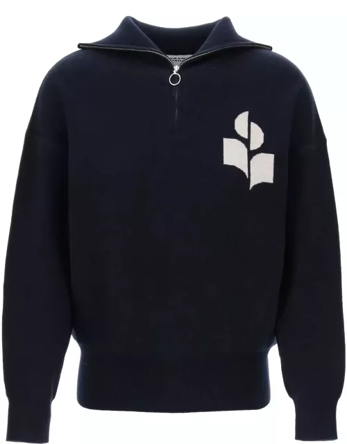 ISABEL MARANT ETOILE azra sweater with jacquard logo