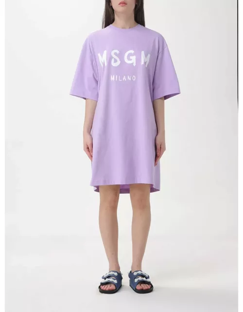 Dress MSGM Woman colour Lilac