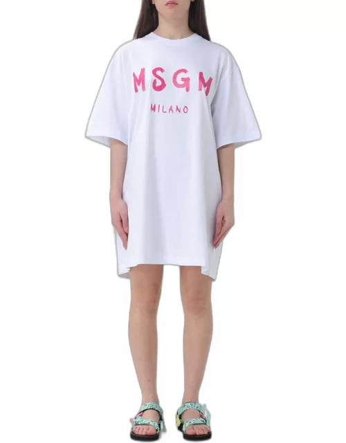 Dress MSGM Woman colour White