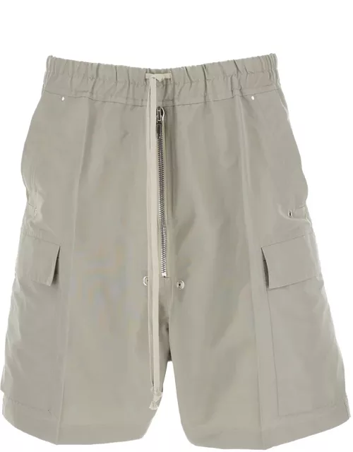 Rick Owens Cargobela Shorts Shorts In Grey Polyester