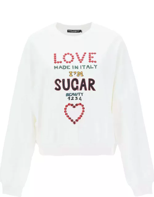 Dolce & Gabbana Lettering Print Sweatshirt