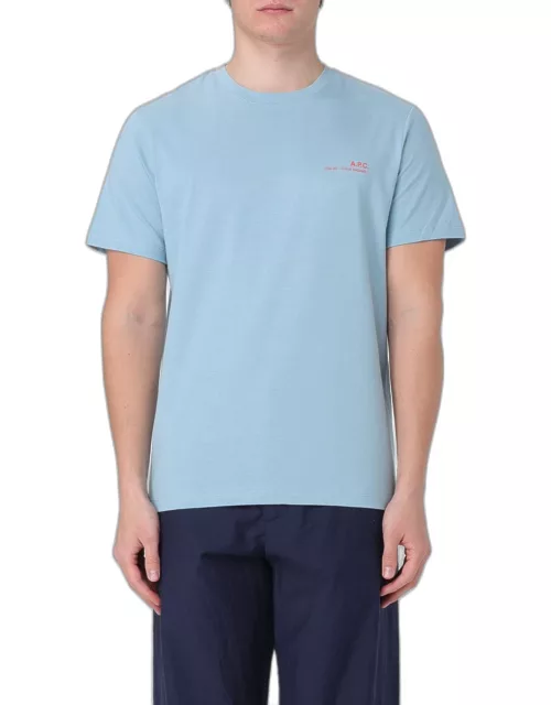 T-Shirt A.P.C. Men colour Gnawed Blue