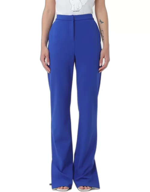 Pants KARL LAGERFELD Woman color Blue