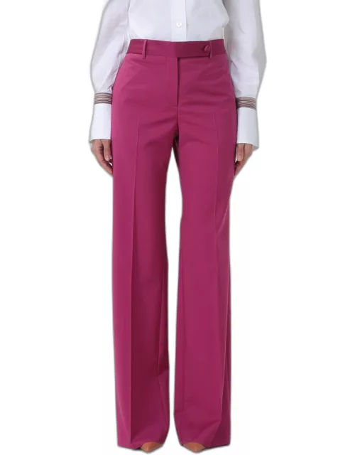 Trousers PAUL SMITH Woman colour Cyclamen