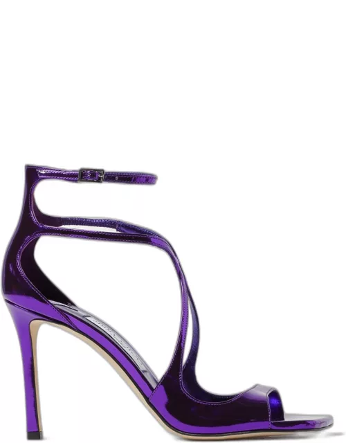 Heeled Sandals JIMMY CHOO Woman colour Violet