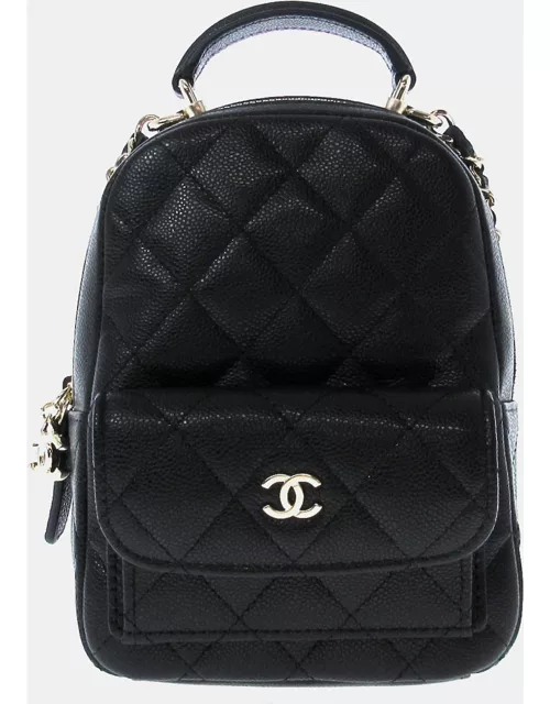Chanel Black Leather backpack