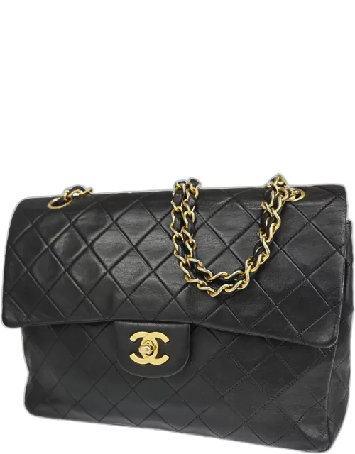 Chanel Black Leather Flap bag