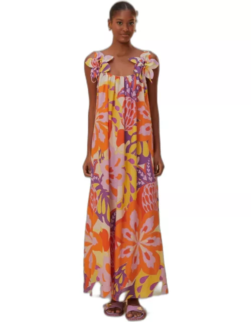 Lee Floral Sleeveless Maxi Dress, LEE FLORAL /