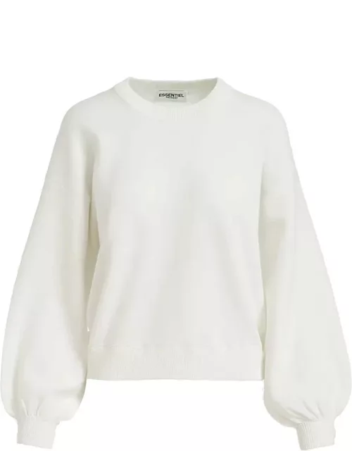 ESSENTIEL ANTWERP Fiore Button Pullover - Off White