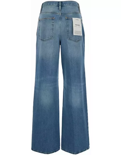 Frame Blue Denim the 1978 High Waist Jeans In Cotton Woman