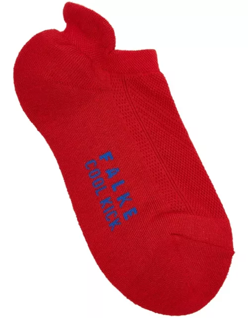 Falke Cool Kick Jersey Trainer Socks - Red