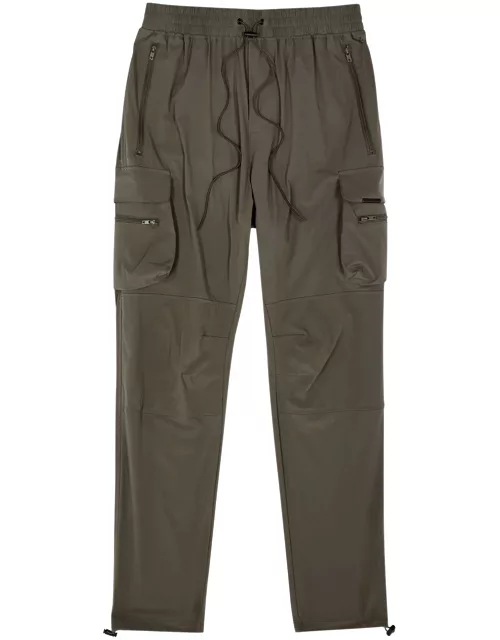 Represent 247 Stretch-nylon Cargo Trousers - Olive