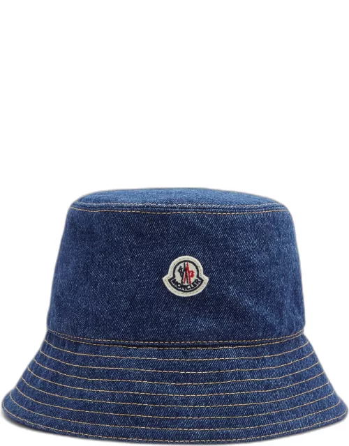Moncler Logo Denim Bucket hat