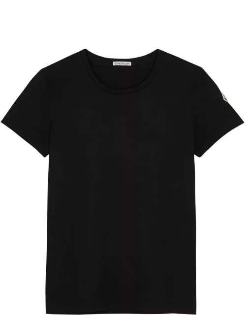 Moncler Logo Cotton T-shirt - Black - M (UK 12 / M)