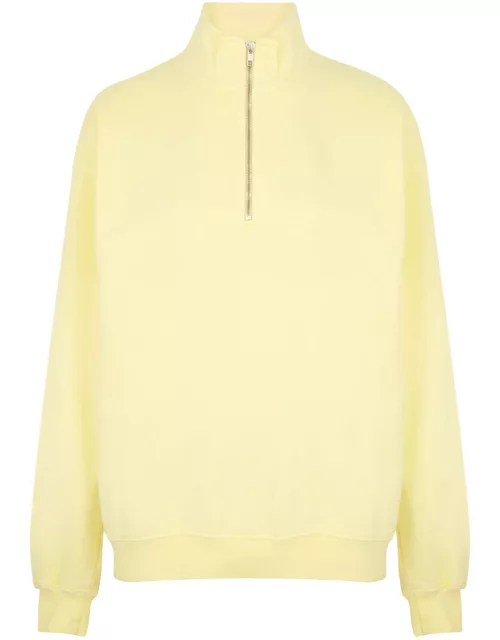 Colorful Standard Half-zip Cotton Sweatshirt - Yellow - L (UK14 / L)
