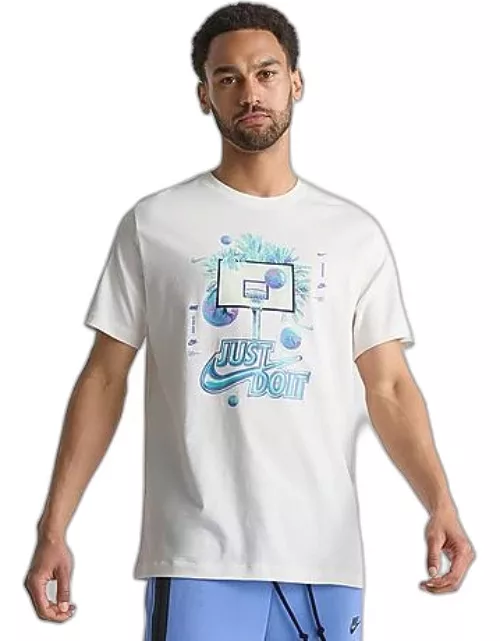 Men's Nike Basketball Iridescent Hoop Graphic T-Shirt