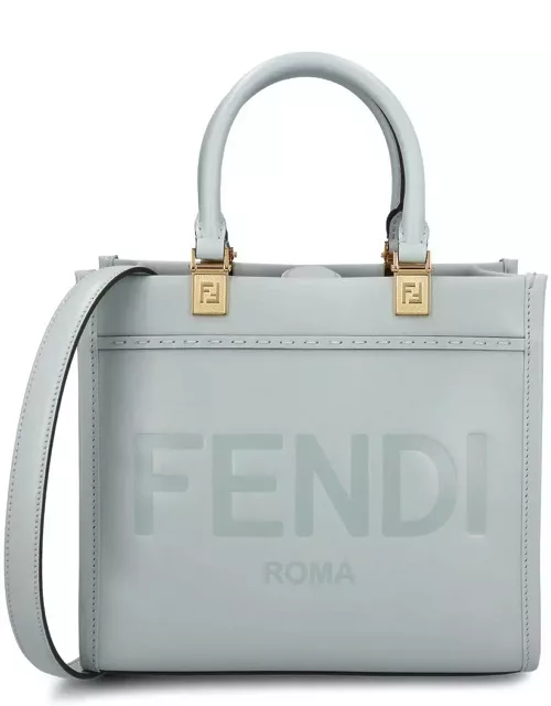 Fendi Sunshine Logo Embossed Small Tote Bag