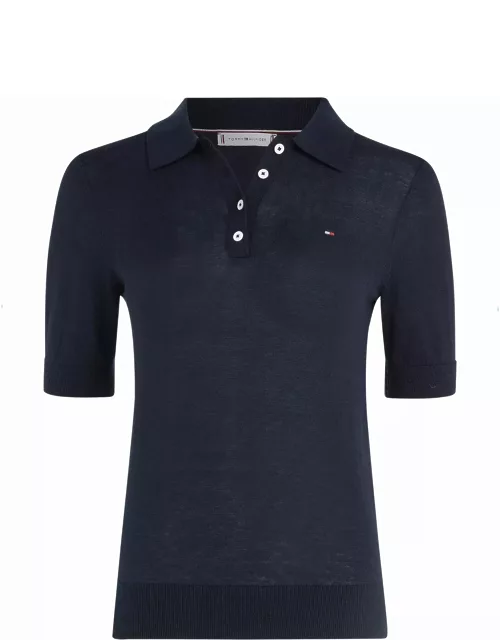 Tommy Hilfiger Short-sleeved Polo Shirt With Mini Logo