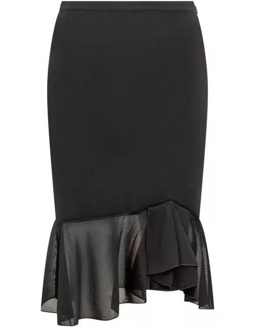 Tom Ford Viscose Skirt With Ruffle