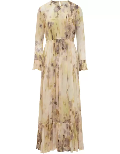 Jucca Long Dress With Flounce