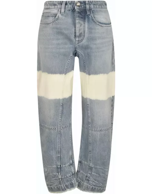 Jil Sander Light Blue Organic Cotton Jean