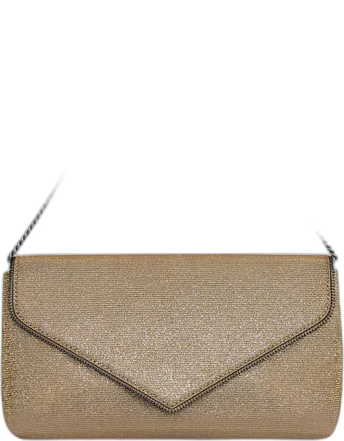 Zip Envelope Glitter Clutch Bag