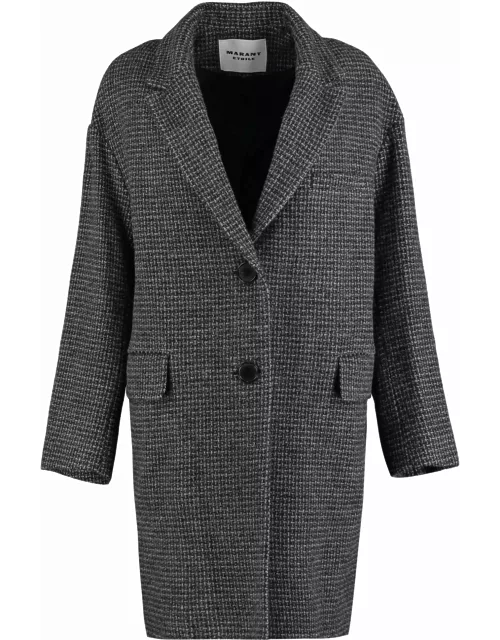 Marant Étoile Limiza Single-breasted Wool Coat
