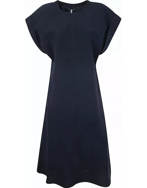 Sofie d'Hoore Long Dress With Pockets And Short Sleeve