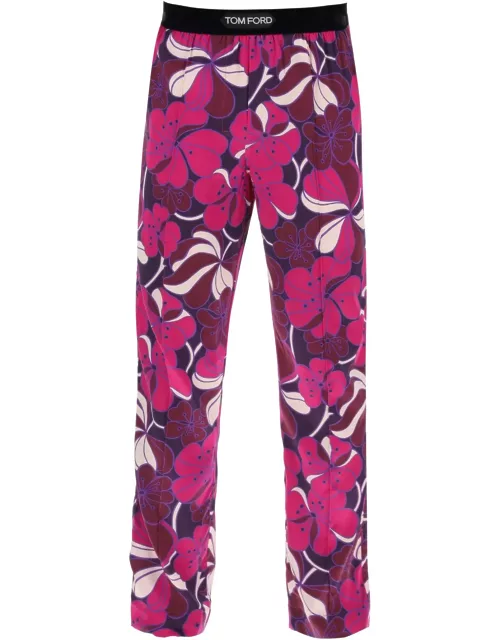 Tom Ford Pajama Pants In Floral Silk