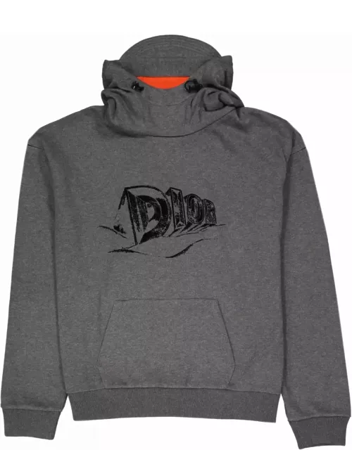 Dior Logo Hooded Sweatshirt