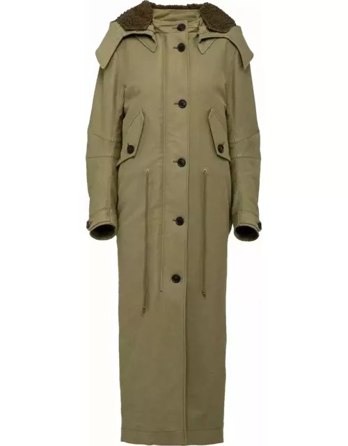 Prada Long Parka Coat