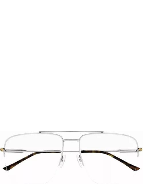 Gucci Eyewear Gg1415o Silver Glasse