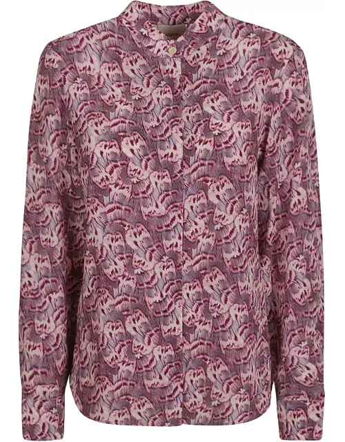 Isabel Marant All-over Print Collared Long-sleeve Shirt