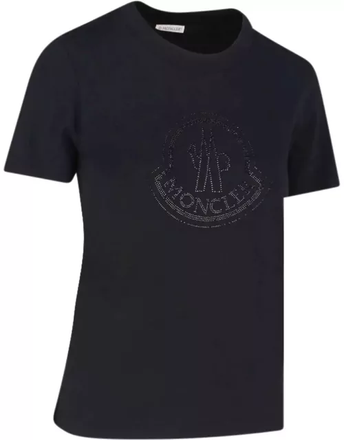 Moncler Crystal Logo T-shirt