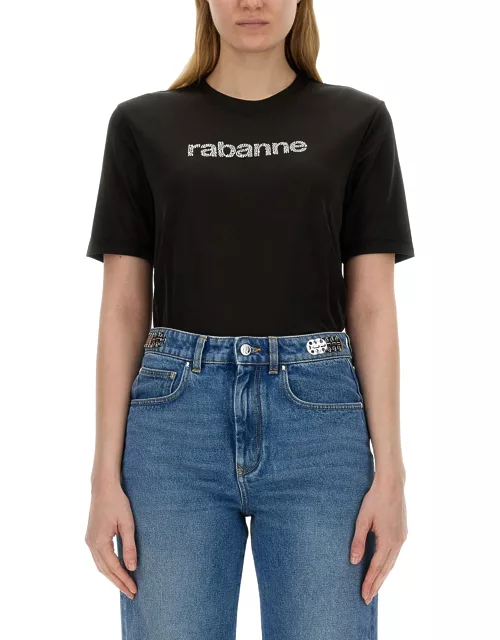 rabanne t-shirt with logo