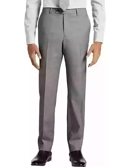 Awearness Kenneth Cole Modern Fit Men's Suit Separates Pants Black/White Sharkskin