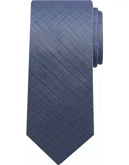 Awearness Kenneth Cole Men's Hairlines Plaid Tie Blue