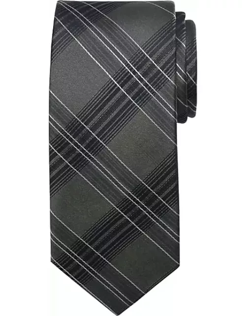 Awearness Kenneth Cole Men's City Plaid Tie Green