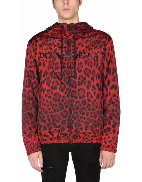 Dolce & Gabbana Jacket With Animal Print