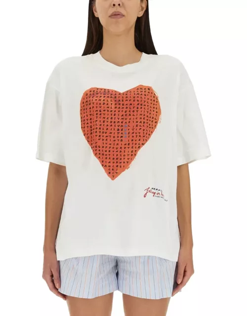 Marni Heart Crucipuzzle T-shirt