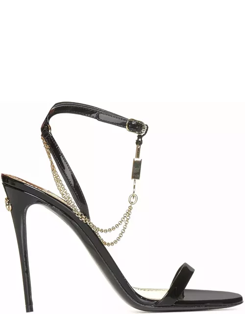 Dolce & Gabbana Sandal With Chain And Char