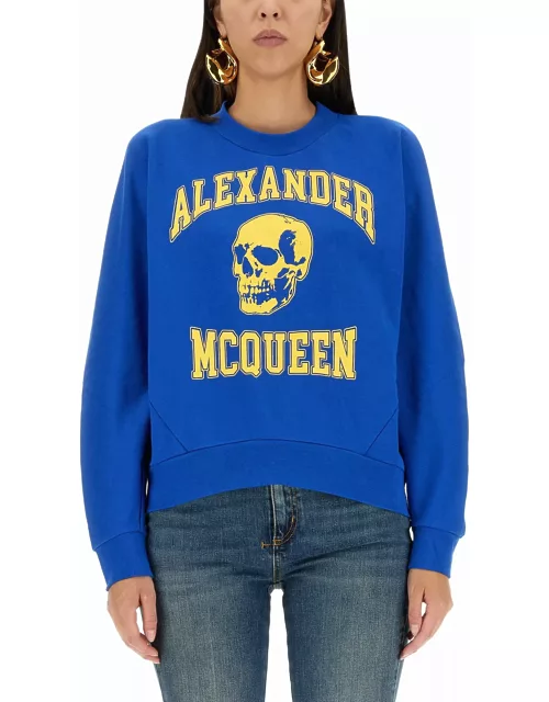 Alexander McQueen Varsiity Skull Sweatshirt
