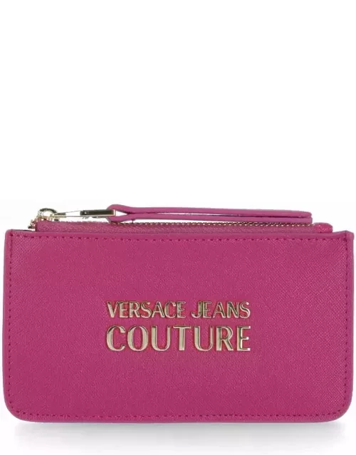 Versace Jeans Couture Card Holder With Logo
