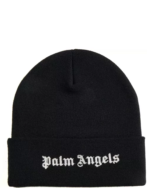 Palm Angels Logo Wool Beanie