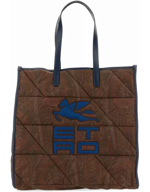 Etro Logo Embroidery Shoulder Bag