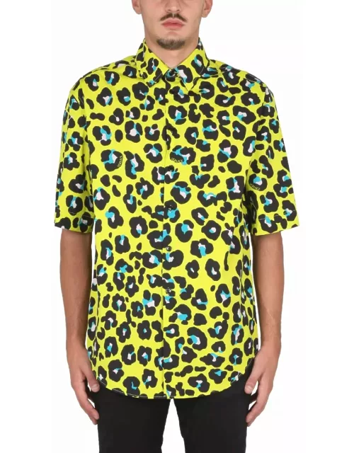 Versace Daisy Leopard Shirt
