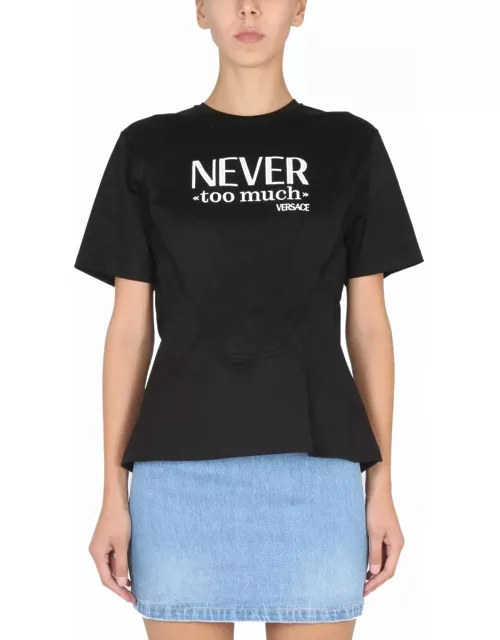 Versace never Too Much Corset T-shirt