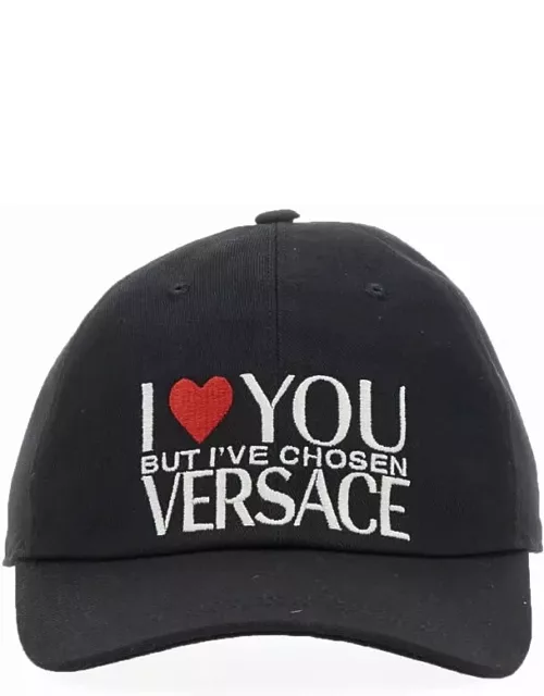 Versace Baseball Hat With Logo